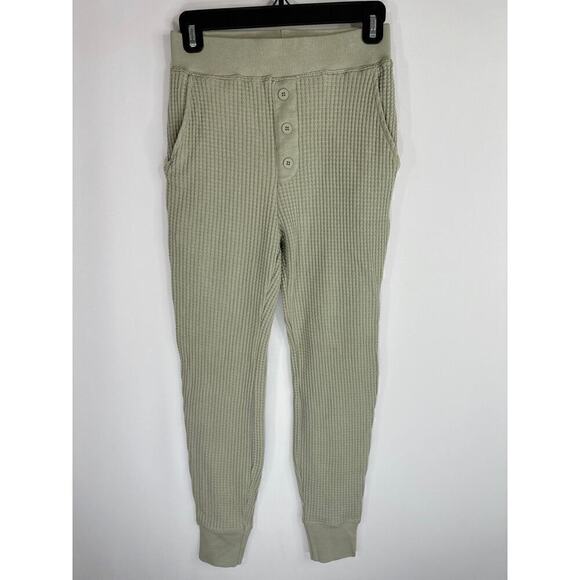 Jonathan Simkhai Waffle Knit Jogger Pants in Willow XS NWT - Picture 3 of 11
